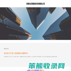 关于河南鸟羽网络科技有限公司