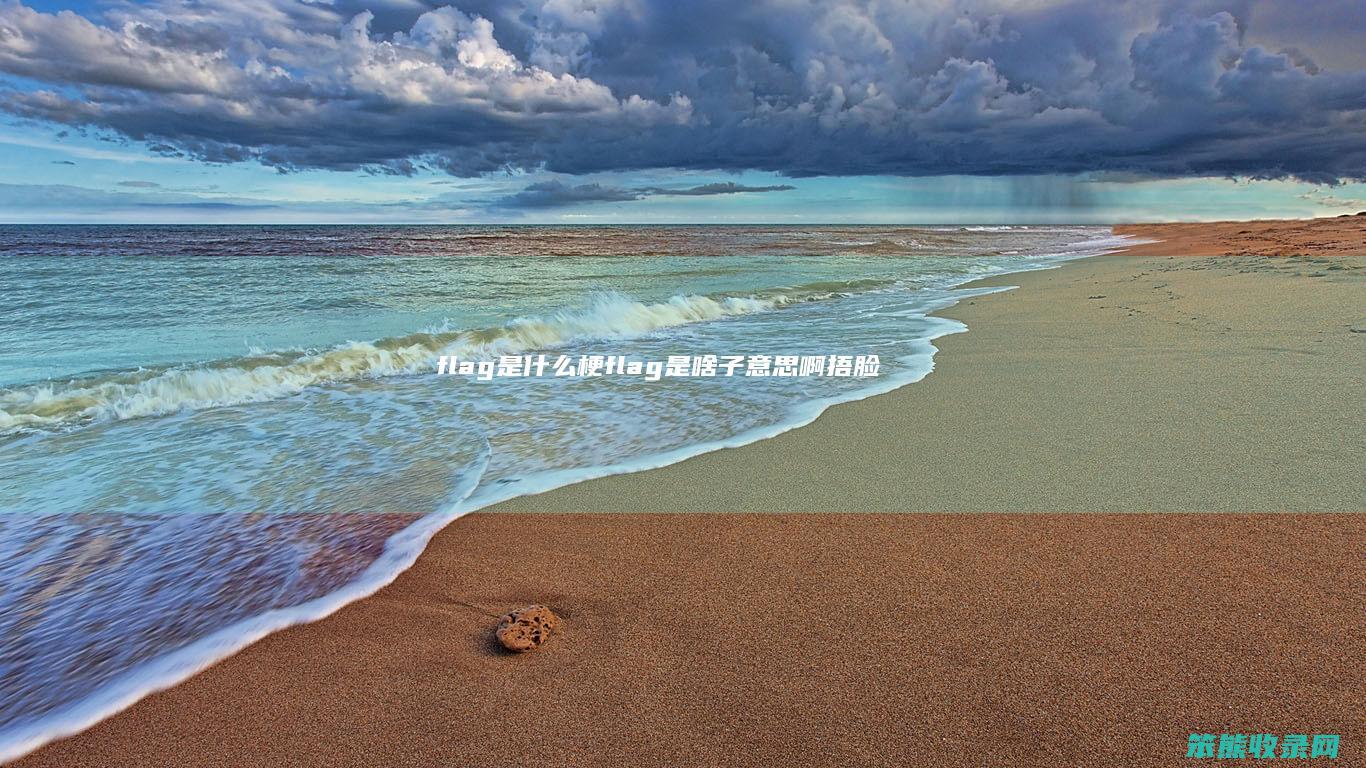 flag是什么梗（flag是啥子意思啊[捂脸]）