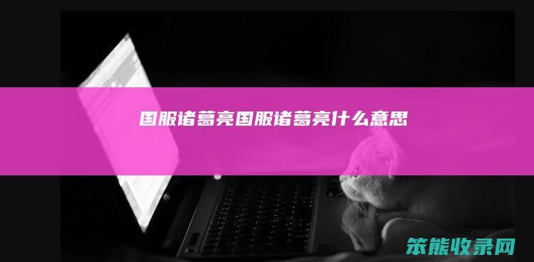 国服诸葛亮（国服诸葛亮什么意思）