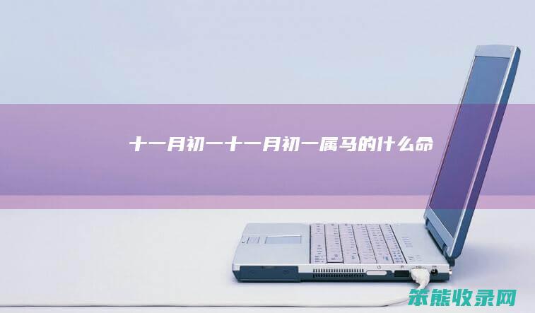 十一月初一（十一月初一属马的什么命）