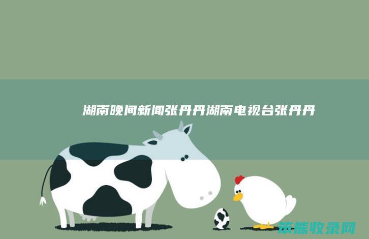 湖南晚间新闻张丹丹（湖南电视台张丹丹）