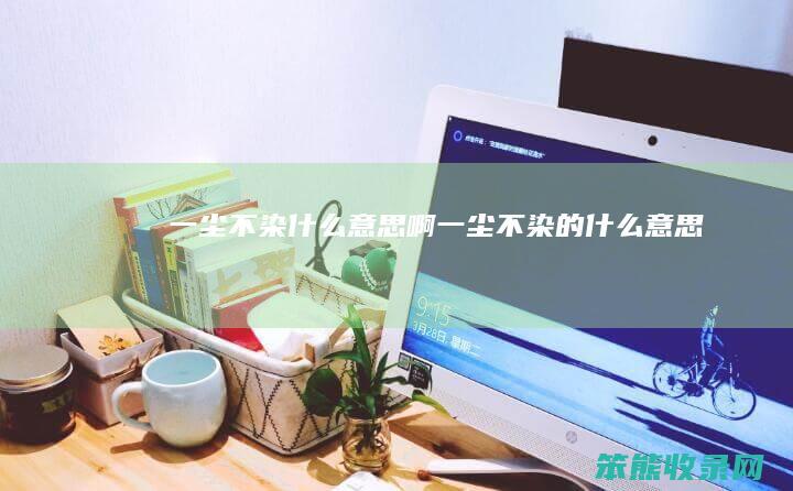 一尘不染什么意思啊（一尘不染的什么意思）