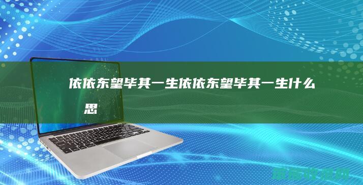 依依东望,毕其一生（依依东望毕其一生什么意思）