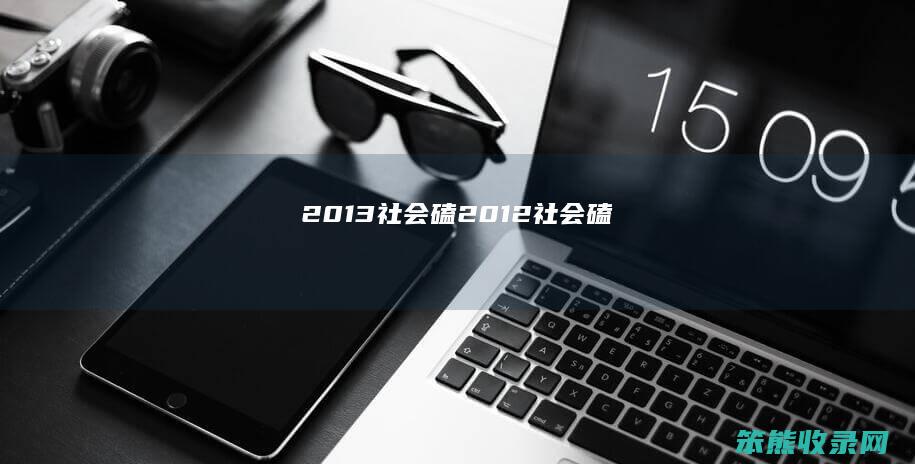 2013社会磕（2012社会磕）