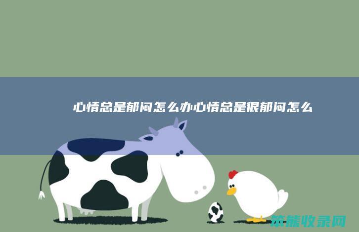心情总是郁闷怎么办（心情总是很郁闷怎么办）