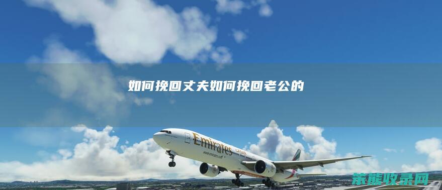 如何挽回丈夫（如何挽回老公的）