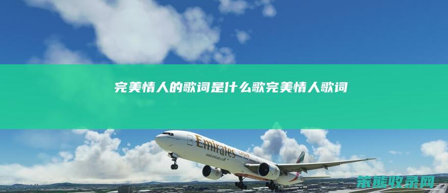 完美情人的歌词是什么歌（完美情人歌词）
