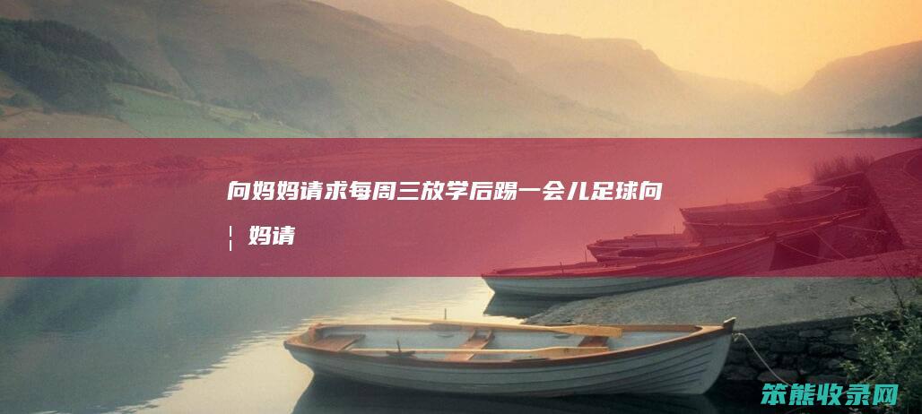 向妈妈请求每周三放学后踢一会儿足球（向妈妈请求每周三放学后踢一会儿足球仿写句子）