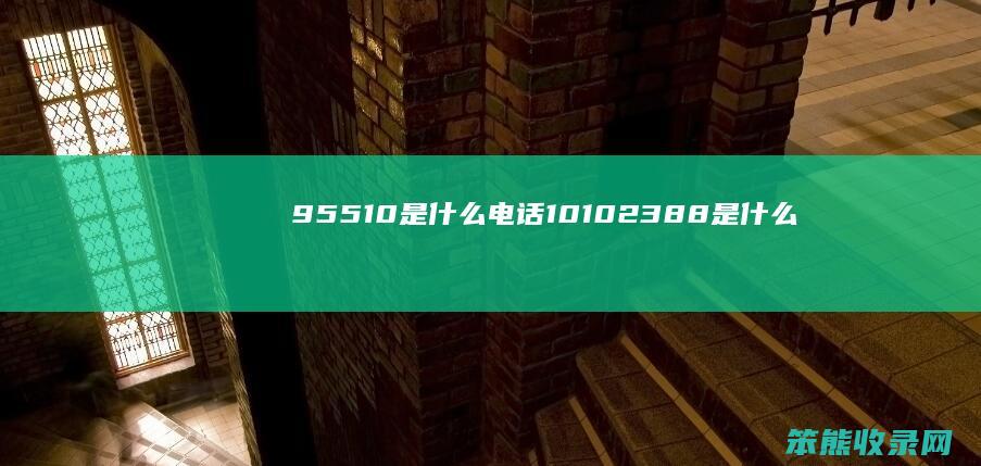 95510是什么电话（10102388是什么电话）