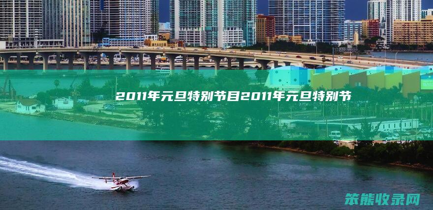 2011年元旦特别节目（2011年元旦特别节目完整版央视网）