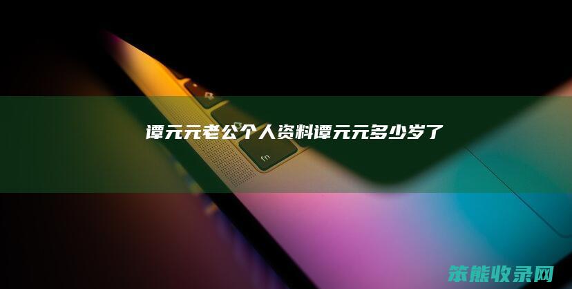 谭元元老公个人资料（谭元元多少岁了）