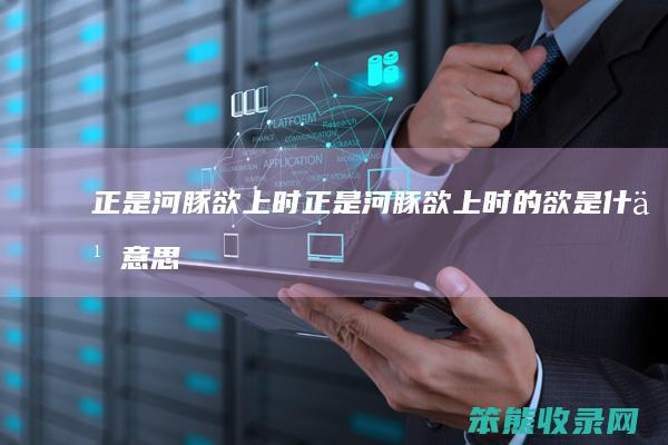 正是河豚欲上时（正是河豚欲上时的欲是什么意思完整古诗）
