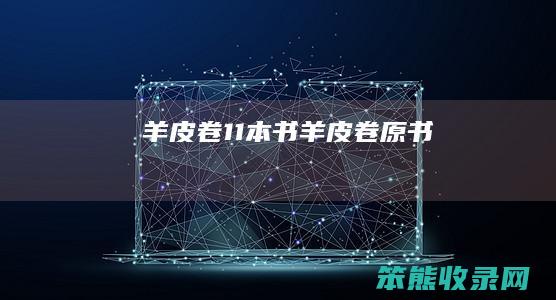 羊皮卷11本书（羊皮卷原书）