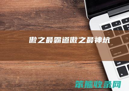 傲之最霸道（傲之最神坑）