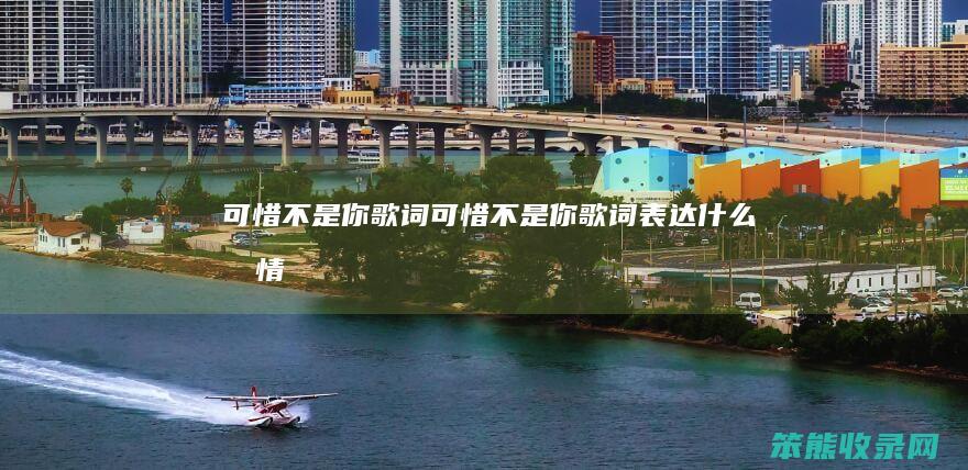可惜不是你歌词（可惜不是你歌词表达什么感情）
