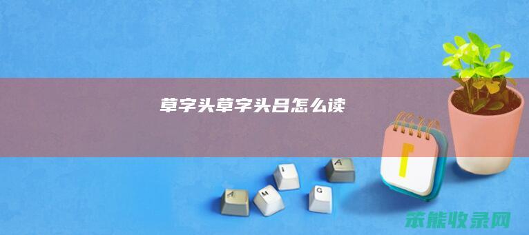 草字头（草字头吕怎么读）