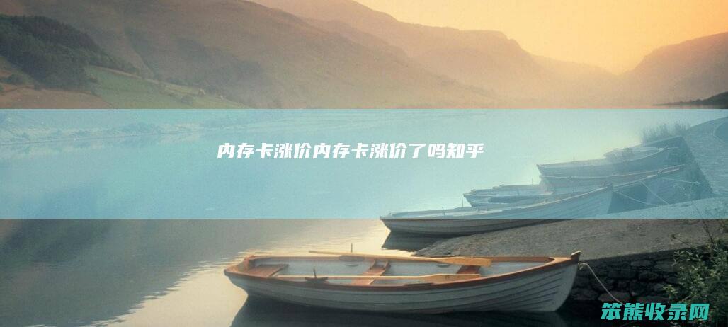 内存卡涨价（内存卡涨价了吗知乎）