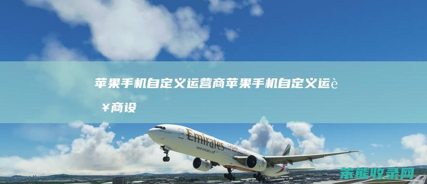 苹果手机自定义运营商（苹果手机自定义运营商设置）