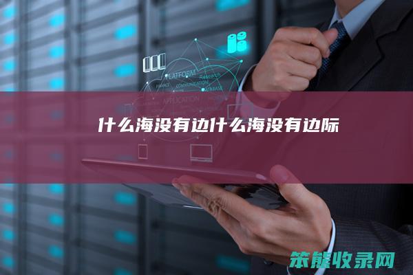 什么海没有边（什么海没有边际）