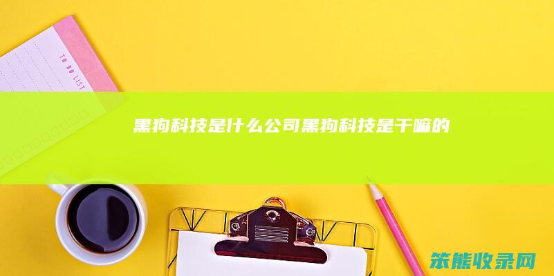 黑狗科技是什么公司（黑狗科技是干嘛的）