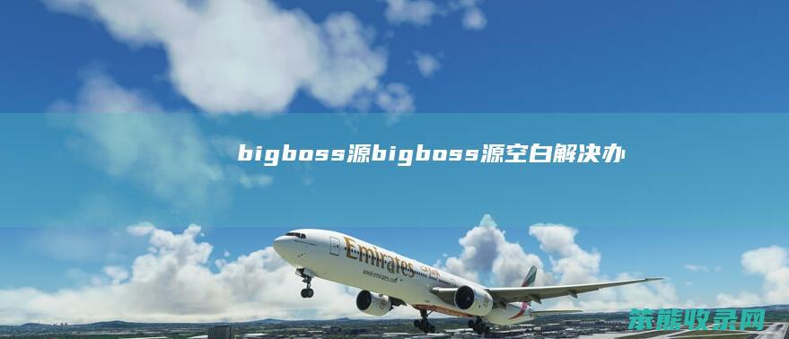 bigboss源（bigboss源空白解决办法）