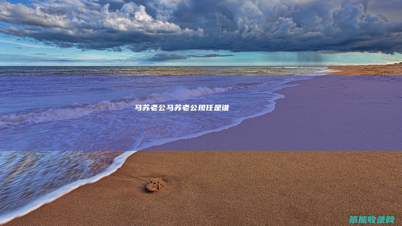 马苏老公（马苏老公现任是谁）