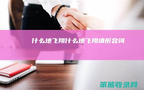 什么地飞翔（什么地飞翔填形容词）