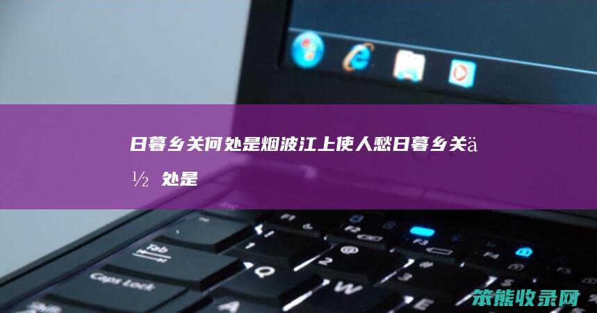 日暮乡关何处是烟波江上使人愁（日暮乡关何处是烟波江上使人愁是设问吗）