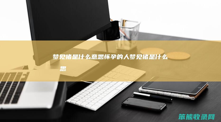 梦见猪是怀孕的人梦见猪是
