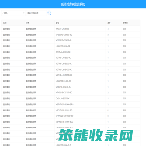 威洛博库存查询系统