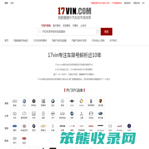 17位车架号查询