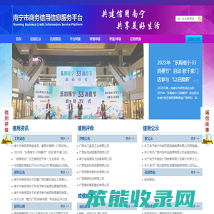 南宁商务信用信息服务平台