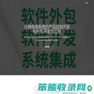 分销电商系统的软件外包公司