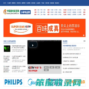 【中国十大小家电品牌】著名小家电品牌,小家电十大品牌排名