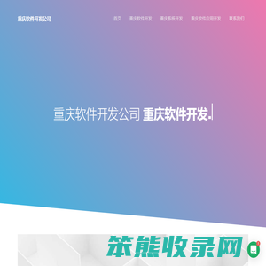 重庆软件定制公司